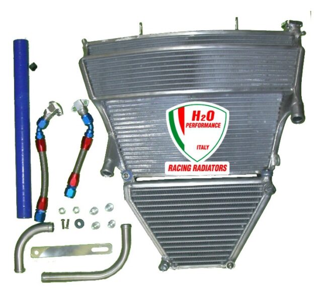 H2O Performance Oversize Radiator and Oil Cooler kit For Suzuki GSX-R1000 (2005-06) – illustrative image