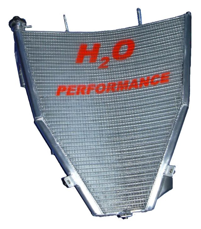 H2O Performance Oversize Radiator kit For Suzuki GSX-R600 (2004-2006) – illustrative image