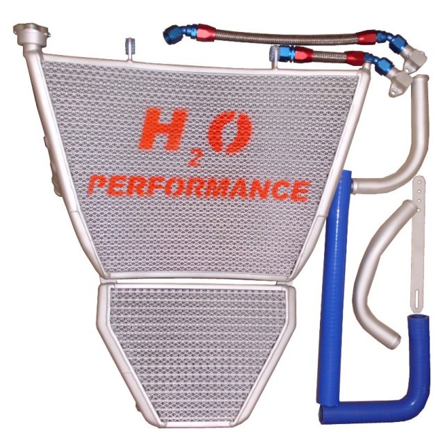 H2O Performance Oversize Radiator and Oil Cooler kit For Suzuki GSX-R1000 (2009-2016) – illustrative image