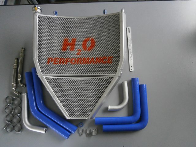 H2O Performance Oversize Radiator and Oil Cooler kit For Suzuki GSX-R1000 (2017+) – illustrative image