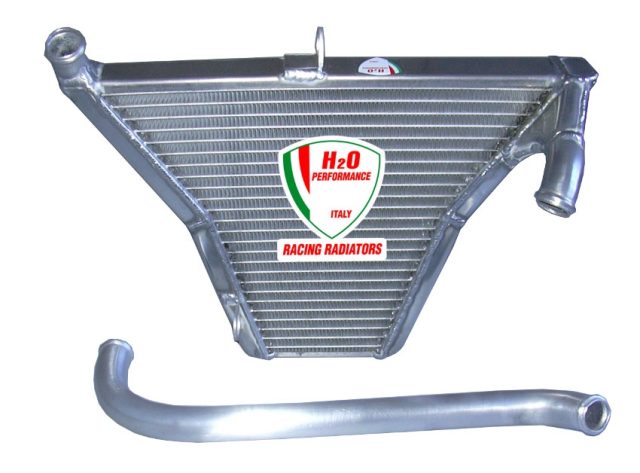 H2O Performance Additional Radiator kit For Yamaha YZF-R6 (2003-05) – illustrative image