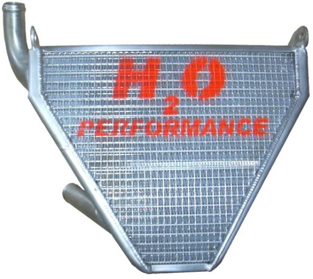 H2O Performance Additional Racing Radiator kit For Yamaha YZF-R6 (2006-07) – illustrative image