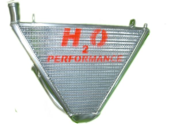 H2O Performance Additional Racing Radiator kit For Yamaha YZF-R6 (2008-10) – illustrative image
