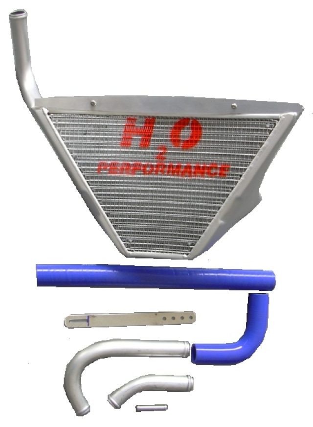 H2O Performance Additional Racing Radiator kit For Yamaha YZF-R1 (2009-14) – illustrative image