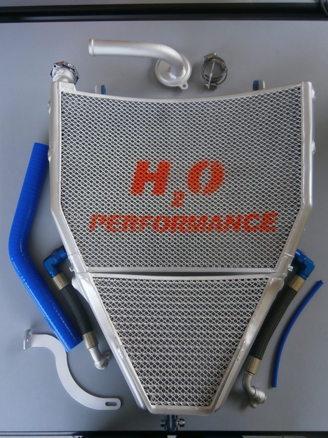 H2O Performance Oversize Racing Radiator and Oil Cooler kit For Yamaha YZF-R1 (2015+) – illustrative image