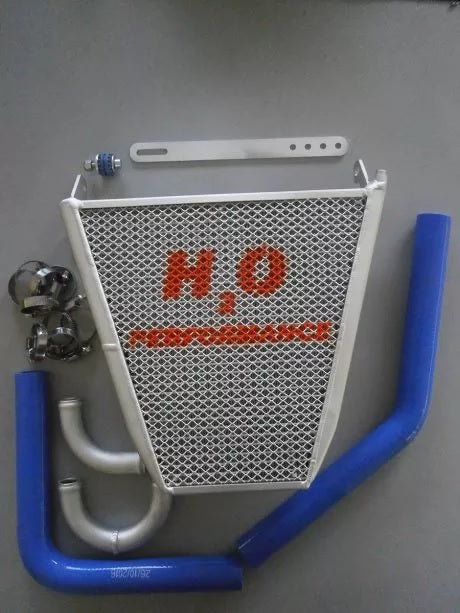 H2O Performance Additional Racing Radiator kit For Yamaha YZF-R3 (2015+) – illustrative image