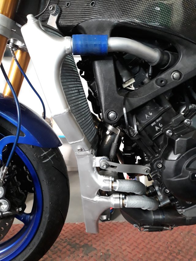 H2O Performance Oversize Racing Radiator and Oil Cooler kit For Yamaha YZF-R6 (2017+) – illustrative image