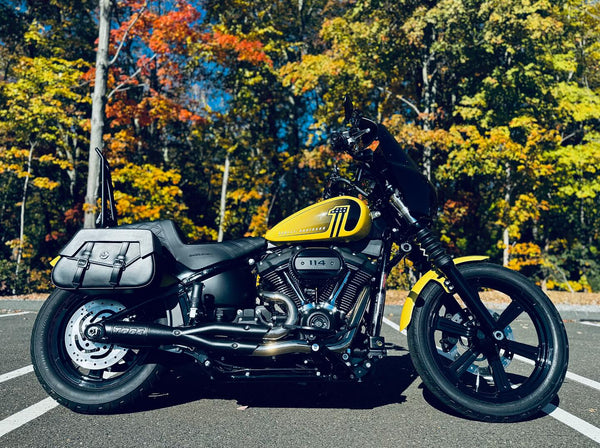 TOCE Pro-Comp 2-1 Visor Tip Full Exhaust System - Harley Davidson M8 Softtail / Softail ST Models