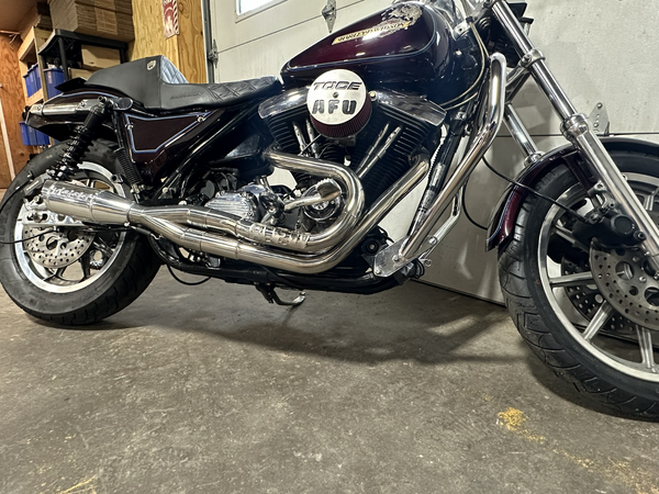 TOCE The Perpetrator 2 to 1 Full Exhaust System - Harley Davidson FXR