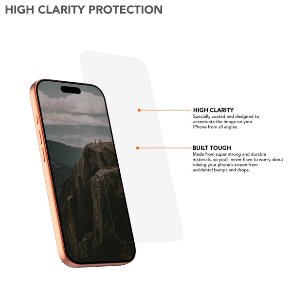 ROKFORM iPhone 17 Pro Tempered Glass Screen Protector