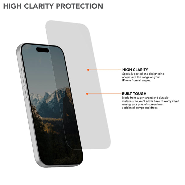 ROKFORM iPhone 18 Pro Tempered Glass Screen Protector 2 Pack