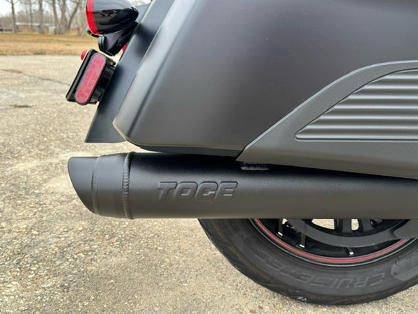 TOCE Pro-Comp Slip-On Exhaust System – Indian Challenger, Pursuit, Chieftain, Roadmaster & Springfield