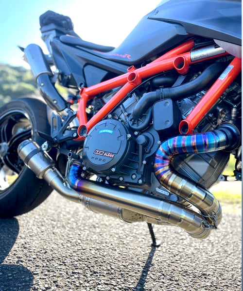 KTM Super Duke 1290/1390R/RR Vandemon Twin Shot Titanium Exhaust System