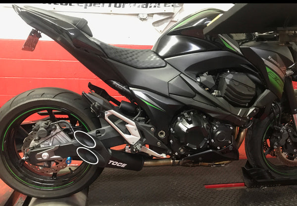 TOCE Razor Tip Slip-On - Kawasaki Z800 (13-16)