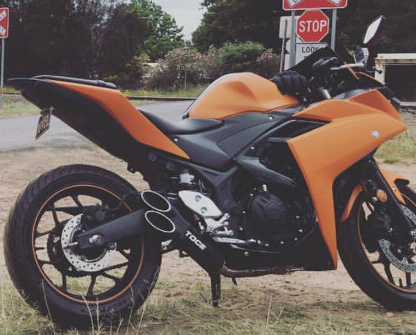TOCE Razor Tip Full Exhaust - Yamaha R3 / R25 (15-26)