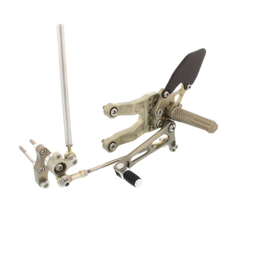 Rear Set Kit, Hon CBR600RR 07- , Aero Hard 216110G
