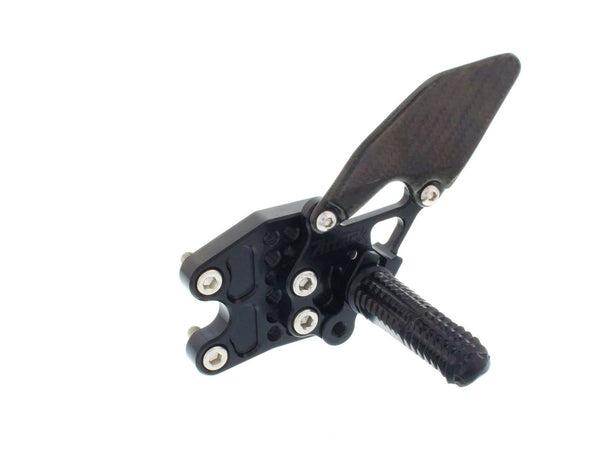 Rear Set Kit with Shift Lever, GSXR1000 09-16, Black 421110B