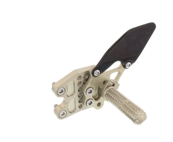 Rear Set Kit with Shift Lever, GSXR1000 09-16, Aero Hard 421110G