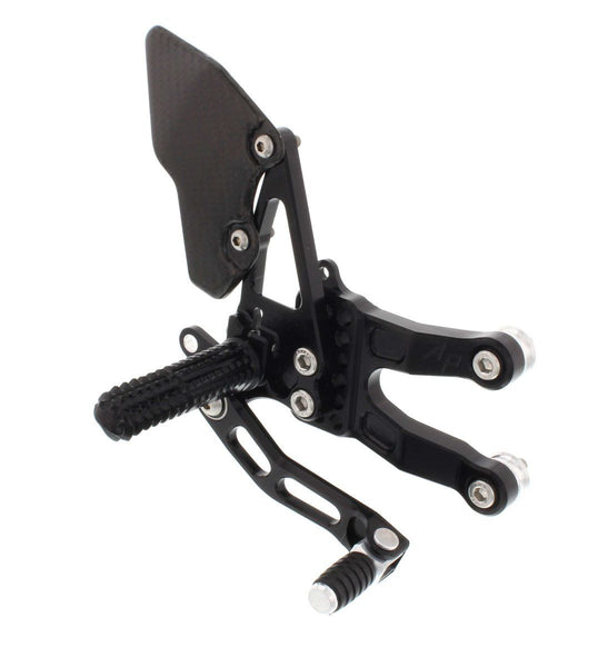 Rear Set Kit, Hon CBR600RR 07- , Black 216110B