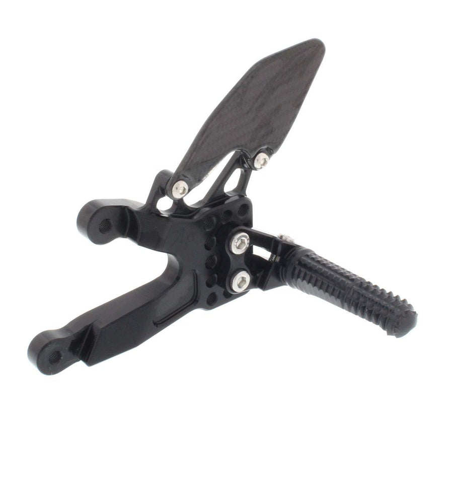 Rearset Kit with Shift Lever, BMW S1000RR, 2015-   , Black 606110B