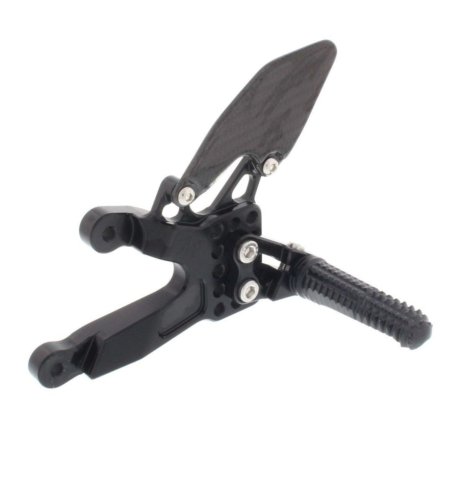 Rearset Kit with Shift Lever, BMW S1000RR, 2015-   , Black 606110B