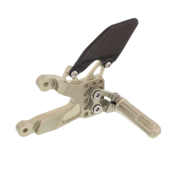 Rearset Kit with Shift Lever, BMW S1000RR, 2015- , Aero Hard 606110G