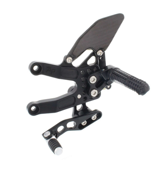 Rear Set Kit, Triumph 675 06- , Black 709110B