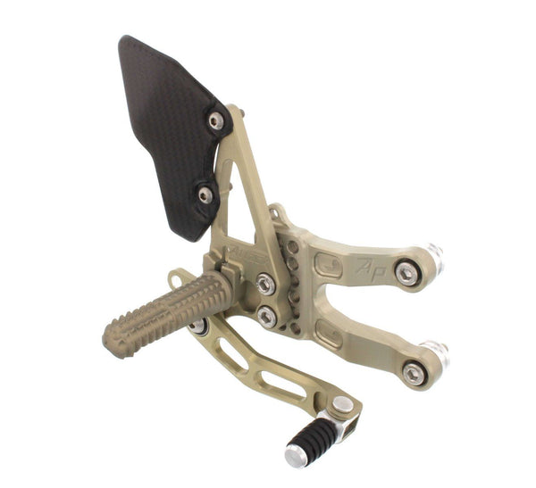 Rear Set Kit, Hon CBR600RR 07- , Aero Hard 216110G