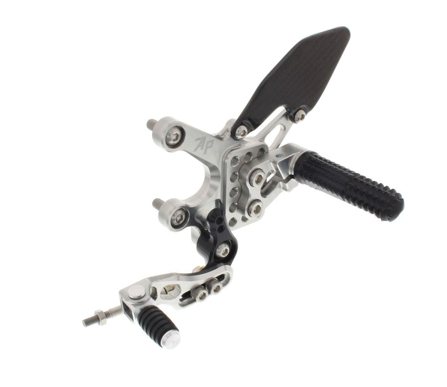Rear Set Kit, Aprilia RSV4 10-16, Tuono 13-16, Clear 710110S