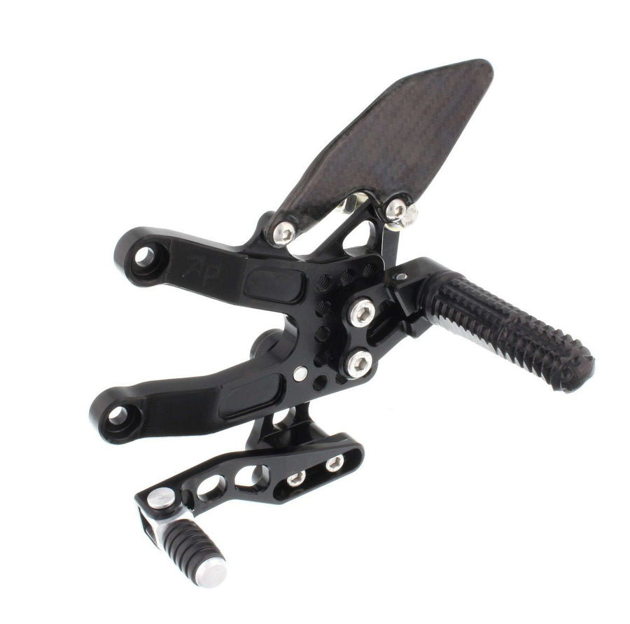 Rear Set Kit, Triumph 675 13- , Black 711110B