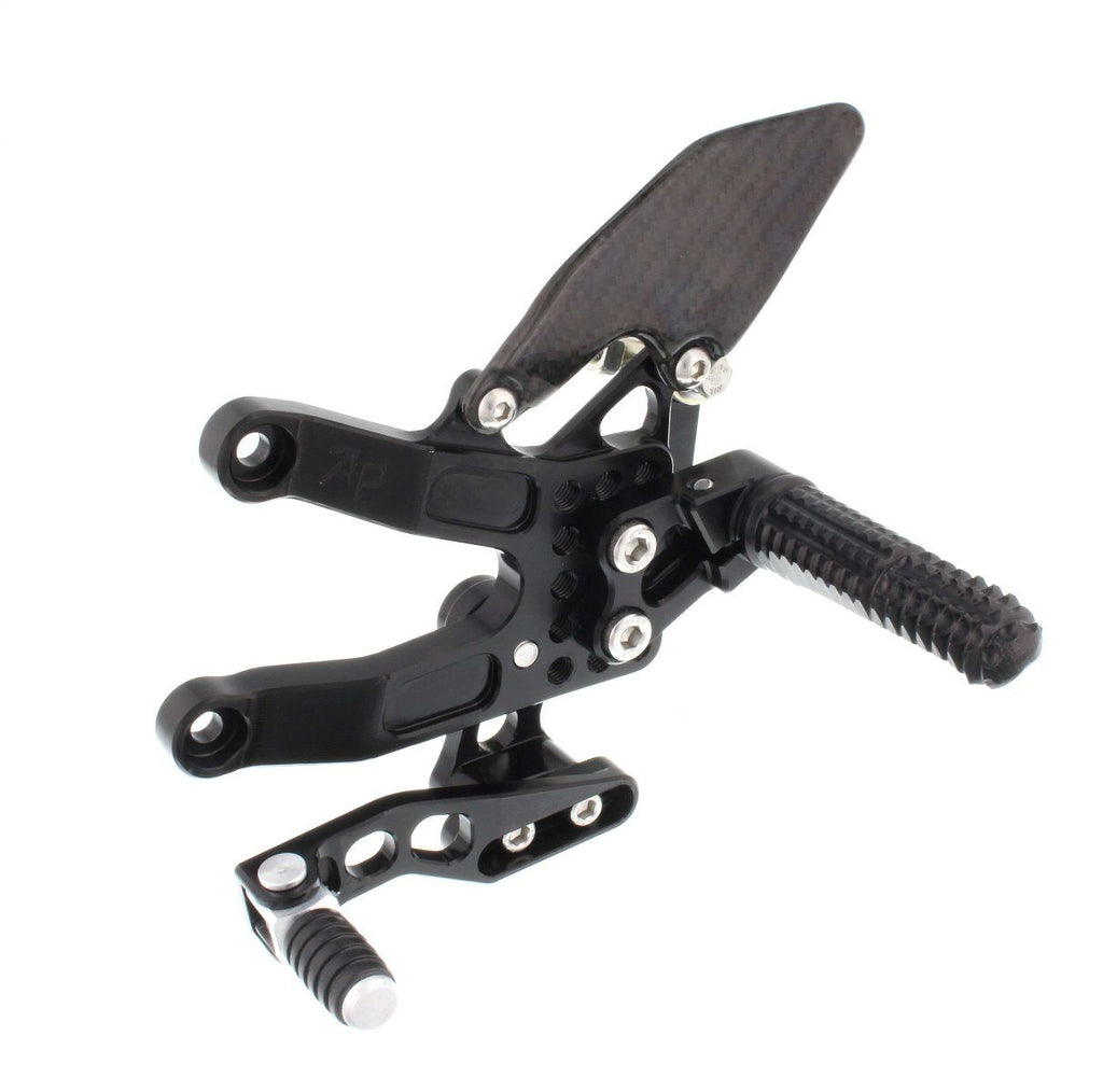 Rear Set Kit, Triumph 675 13- , Black 711110B