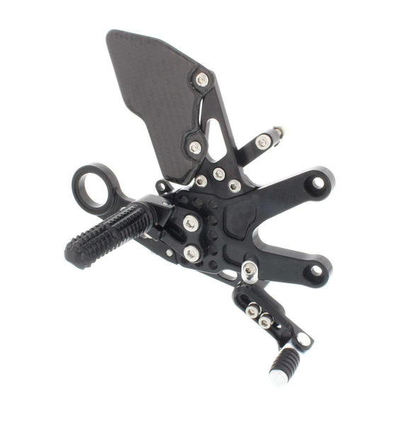Rearset Kit, BMW S1000RR, 2010-   , Black 605110B