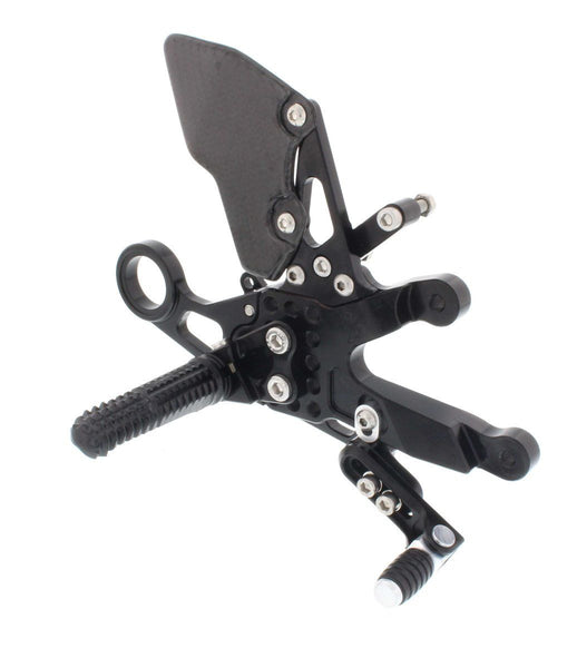 Rearset Kit with Shift Lever, BMW S1000RR, 2015-   , Black 606110B