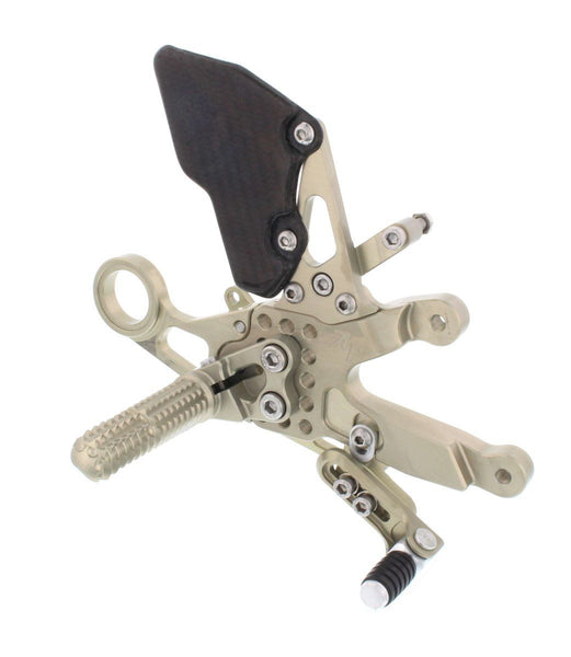 Rearset Kit with Shift Lever, BMW S1000RR, 2015- , Aero Hard 606110G