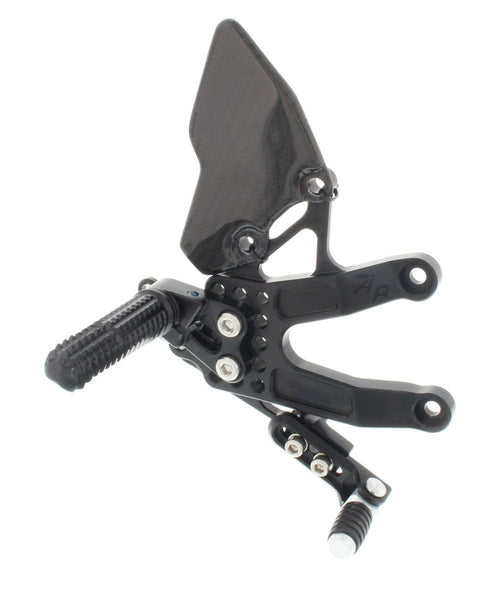Rear Set Kit, Triumph 675 06- , Black 709110B