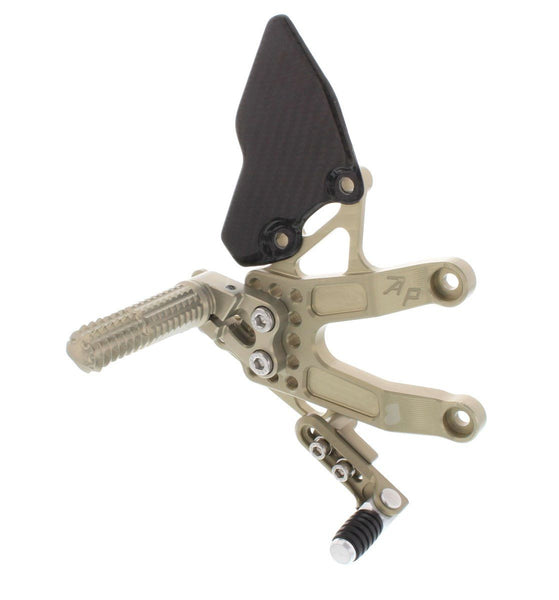 Rear Set Kit, Triumph 675 06- , Aero Hard 709110G