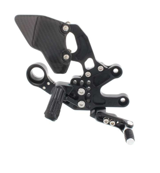Rear Set Kit, Hon CBR1000RR 08-  , w/ Shift Lever, Black 218110B