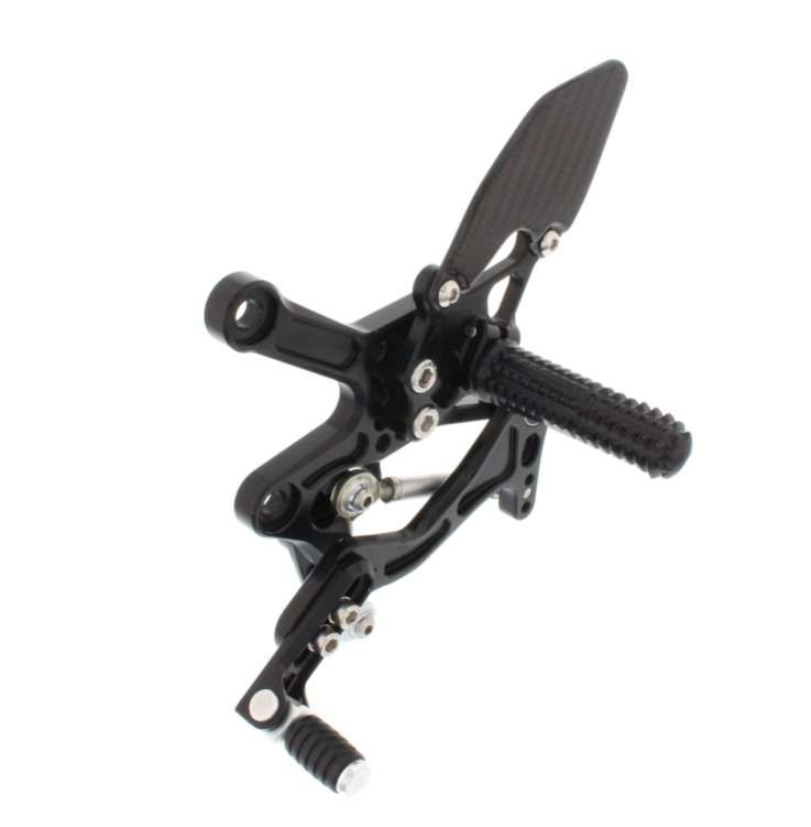 Rear Set Kit, ZX10R, 16- , Black 325110B