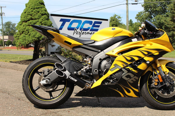 TOCE Razor Tip Slipon for Decatted Exhausts - Yamaha R6 (06-21)