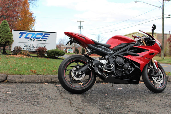 TOCE Razor Tip Decat Exhaust - Triumph Daytona 675 (13-16)