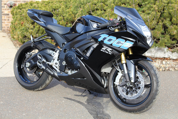 TOCE Razor Tip Full Exhaust - Suzuki GSX-R600 & GSX-R750 (11-26)