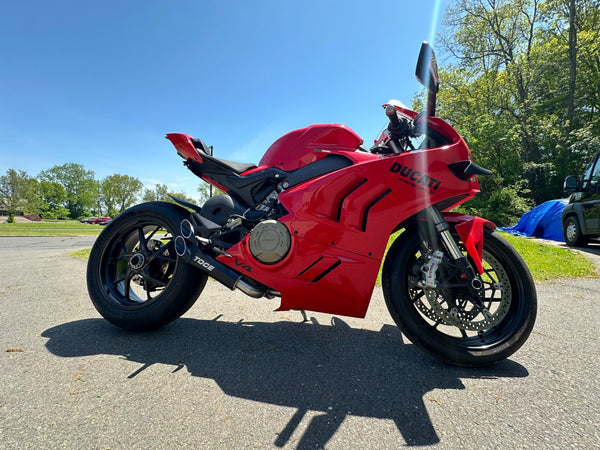 TOCE Dual Razor Tip Slip-On - Ducati Panigale V4 / V4S 2018+