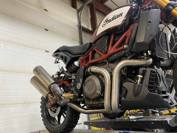 TOCE Toce Race Header + Link Pipe Kit - Indian FTR1200 / FTR1200S / Sport / Carbon / R