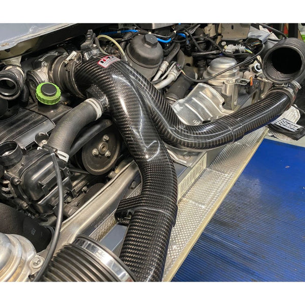 Porsche 991.2 Turbo Non-S/S IPD Carbon High Flow Y-Pipe ('13-'16) | Part #91600.2