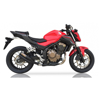 IXIL L3XB BLACK HYPERLOW SLIP ON EXHAUST HONDA CB 500 F / CB 500 X / CBR 500 R / XH6334XB
