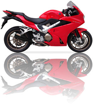 IXIL L3XB BLACK HYPERLOW XL EXHAUST HONDA VFR 800 F 2014-2016 / XH6358XB