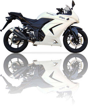 IXIL L3XB HYPERLOW BLACK EXHAUST KAWASAKI NINJA 250 R 2008-2012 / XK7334XB