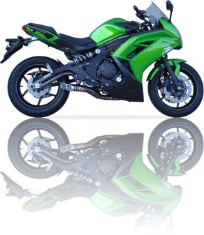 IXIL L3XB HYPERLOW BLACK FULL EXHAUST KAWASAKI ER-6 F / ER-6 N / NINJA 650 R / XK7352XB