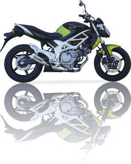 IXIL L2X HYPERLOW SLIP ON EXHAUST SUZUKI SFV 650 GLADIUS 2009-2016 / XS8358V