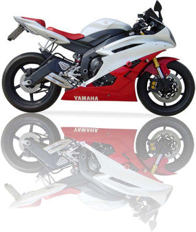 IXIL L2X HYPERLOW SLIP ON EXHAUST YAMAHA YZF R-6R (RJ11) 2006-2016 / XY9354V